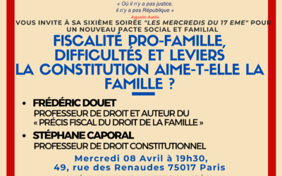 Inscrivez vous à notre prochaine conférence, le mercredi 8 Avril !