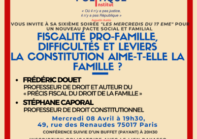 Inscrivez vous à notre prochaine conférence, le mercredi 8 Avril !