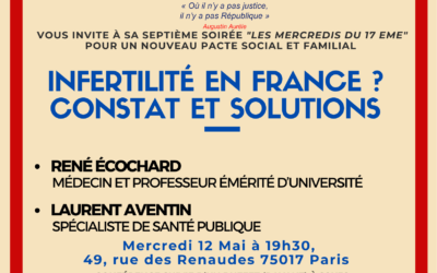 Inscrivez vous à notre prochaine conférence, le mardi 12 Mai !