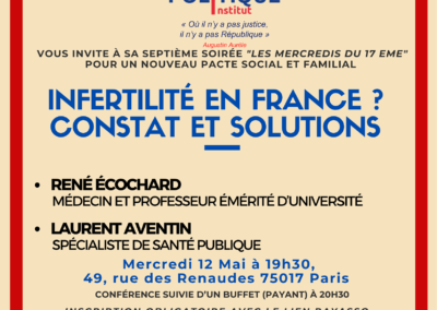 Inscrivez vous à notre prochaine conférence, le mercredi 12 Mai !