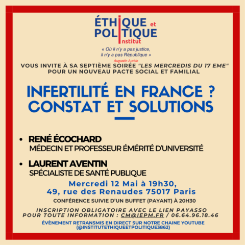 Inscrivez vous à notre prochaine conférence, le mercredi 12 Mai !
