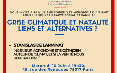 Inscrivez vous à notre prochaine conférence, le mercredi 10 Juin !